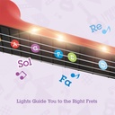 Learn with Lights Ukulele Red