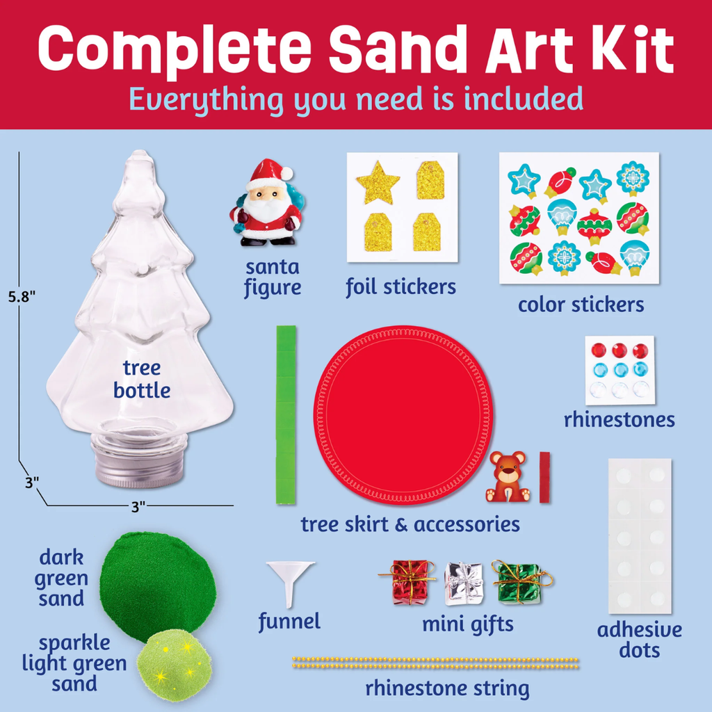 Sand Art Christmas Tree