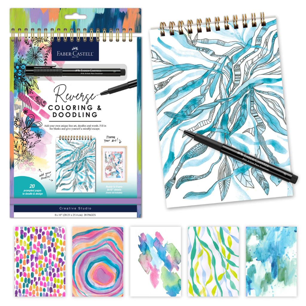 Reverse Coloring and Doodling Brights 