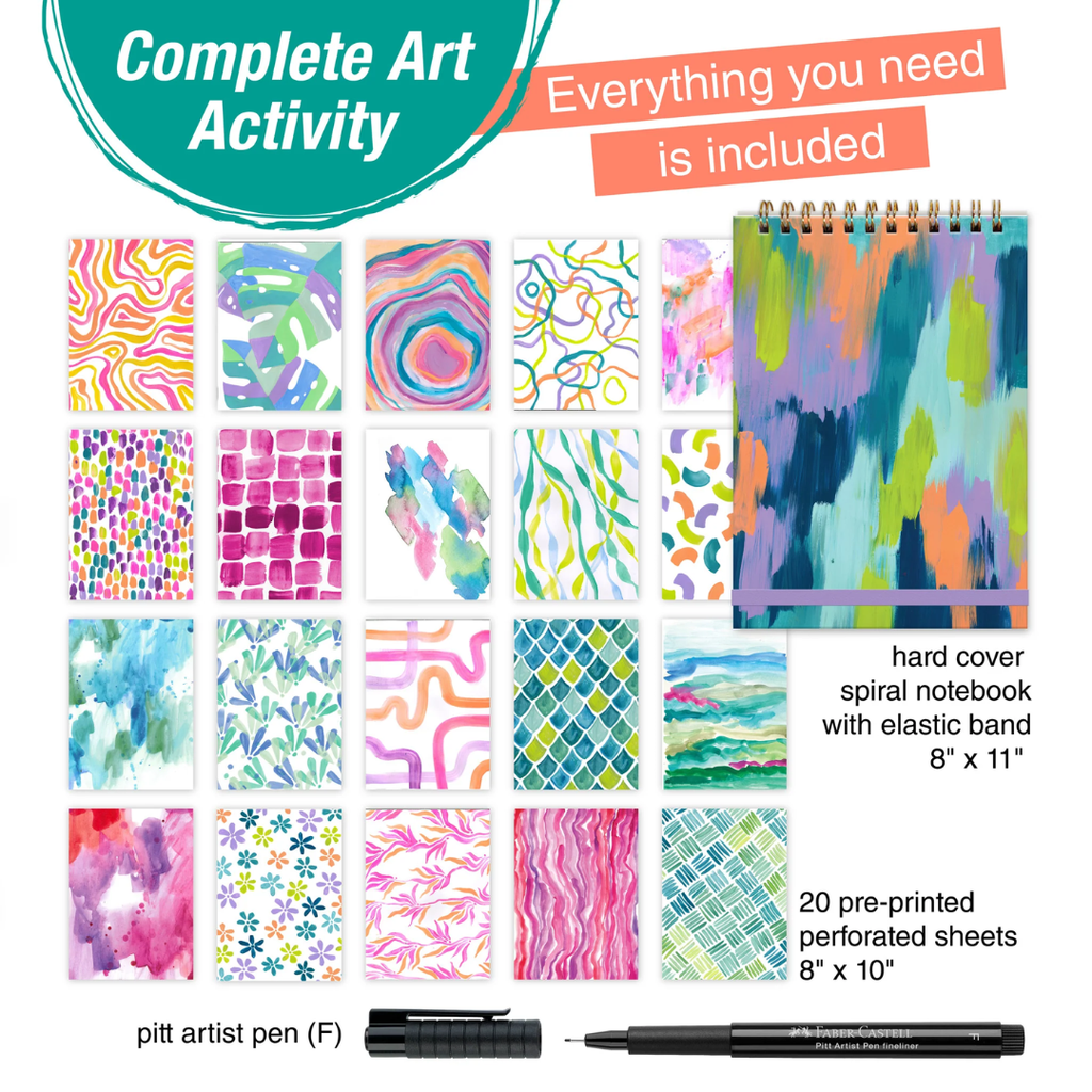 Reverse Coloring and Doodling Brights 