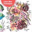 Reverse Coloring and Doodling Brights 