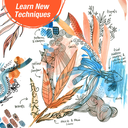 Reverse Coloring and Doodling Book Neutrals