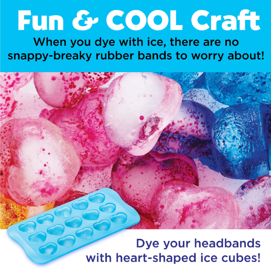 Ice-Dye Knotted Headbands