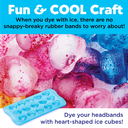Ice-Dye Knotted Headbands