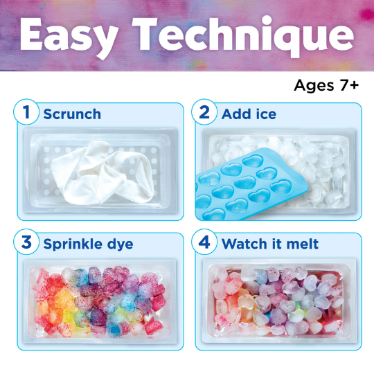 Ice-Dye Knotted Headbands