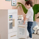 Little Chef Charlotte Modern Play Kitchen White and Gold