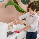 Little Chef Charlotte Modern Play Kitchen White and Gold