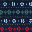 Gerber Fleece Sleeper Christmas Navy Sweater 0-9M