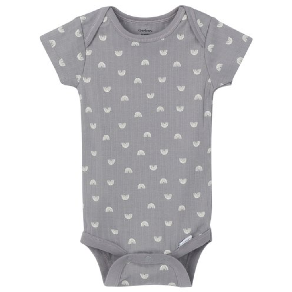 Gerber Onesies Grey Moons 3pk NB