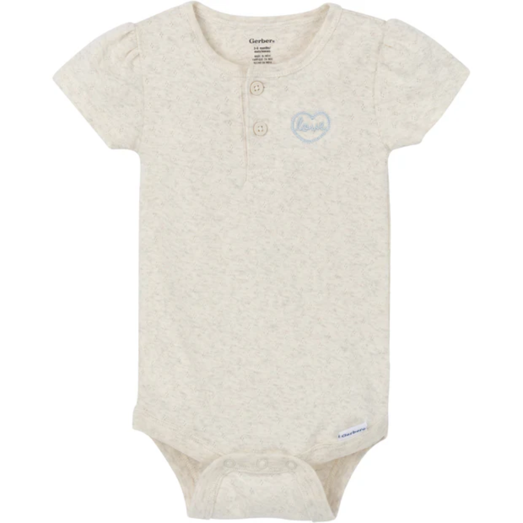 Gerber Onesies Retro Floral 3pk 3-6M