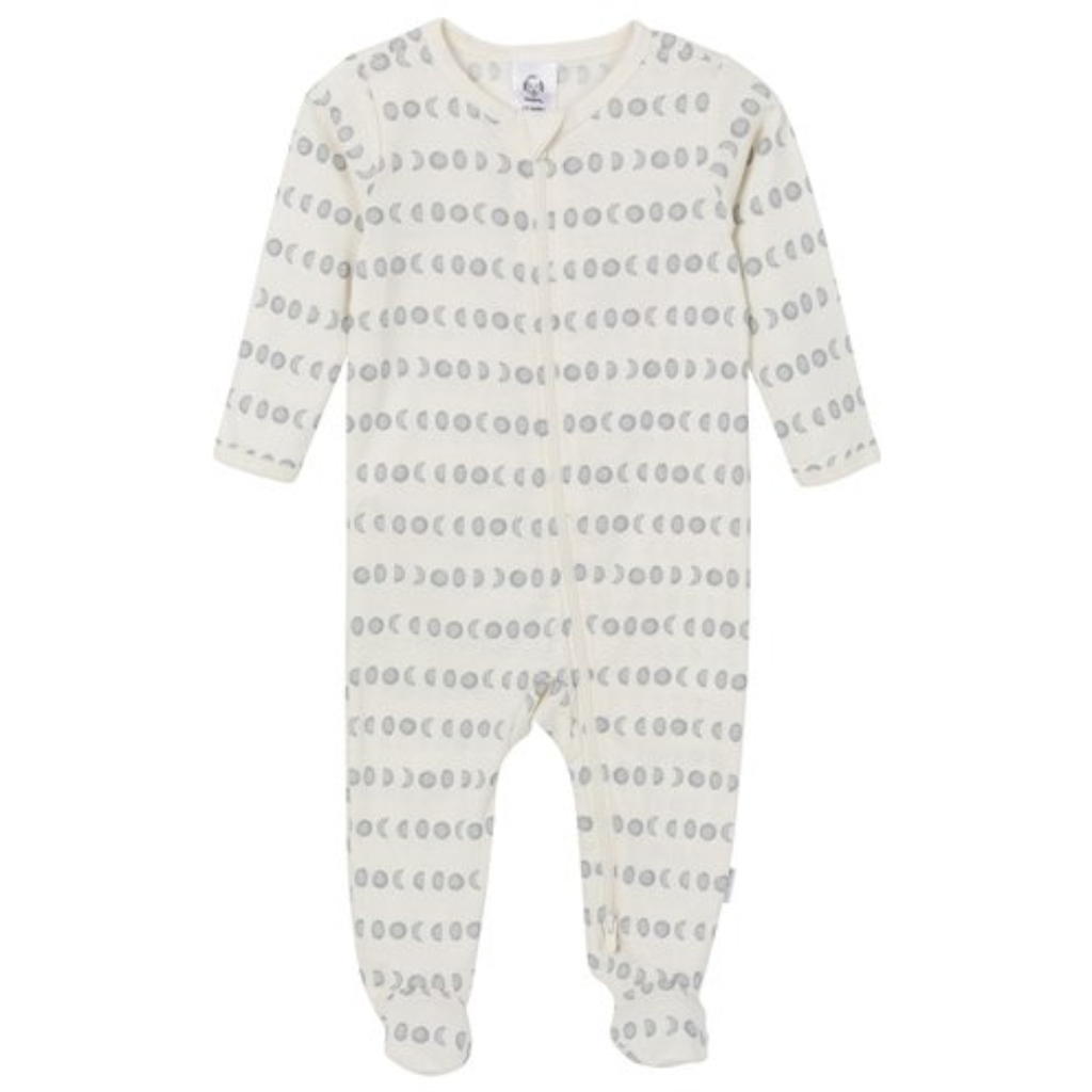 Gerber Sleeper Grey Moons 2pk 6-9M