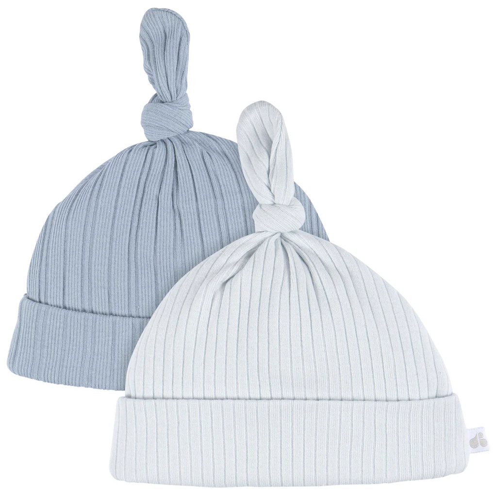 Just Born Hat and Mitten Set 4pc Blue