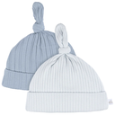 Just Born Hat and Mitten Set 4pc Blue