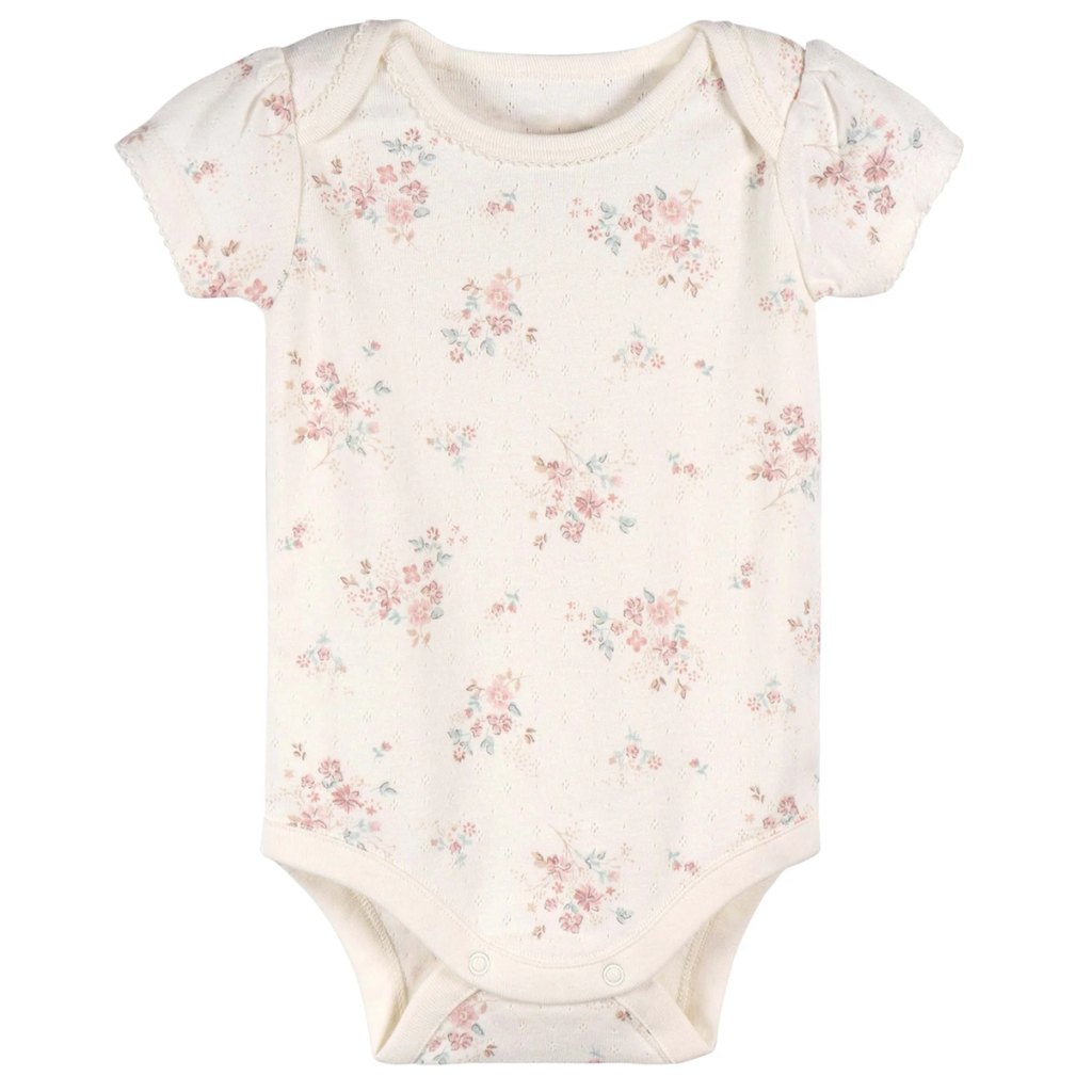 Just Born Bodysuits Pink 0-3M 3pk