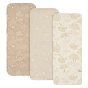 Just Born Burpcloths Tan 3pk