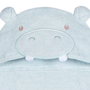 Just Born Character Towel Blue Hippo