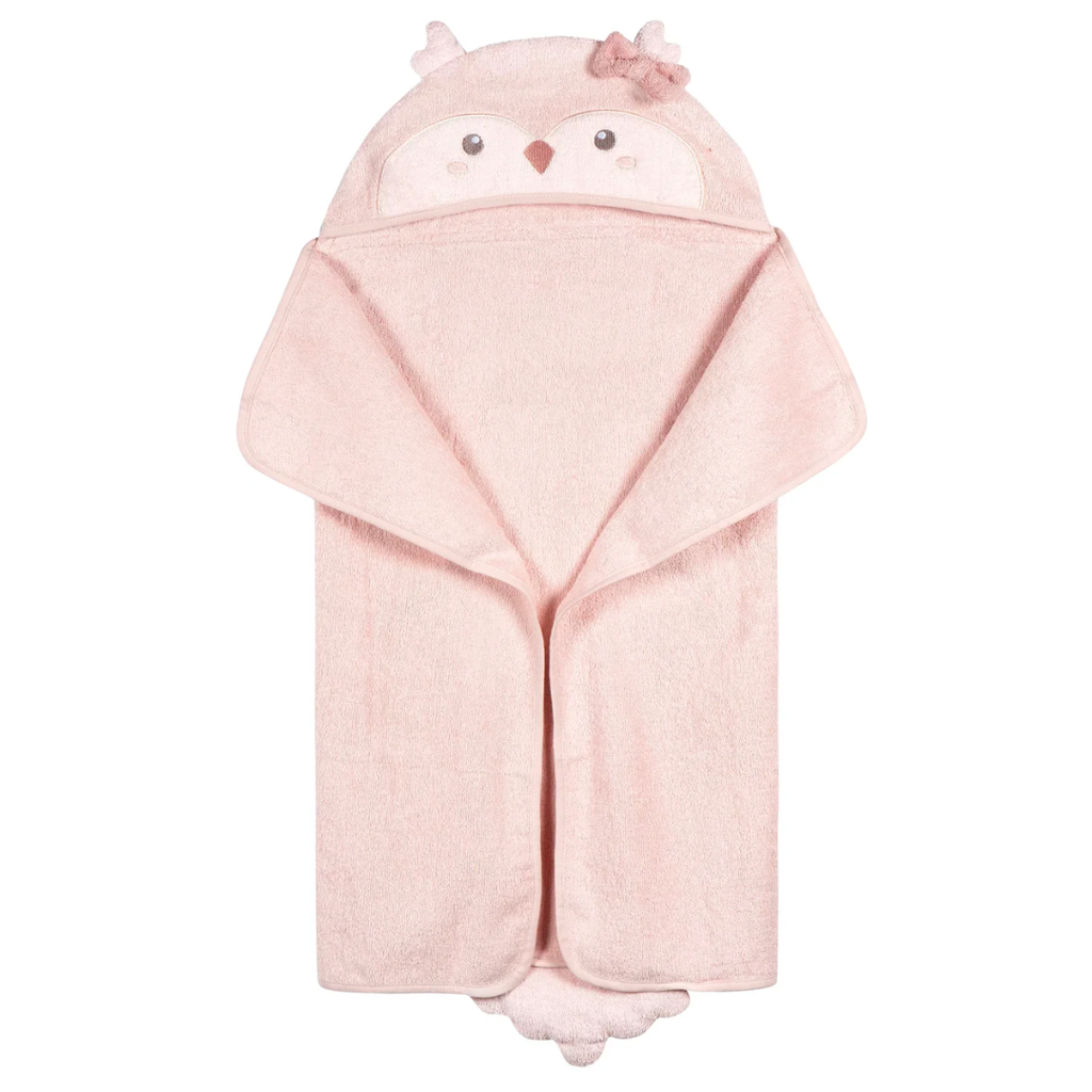 Just Born Character Towel Pink Owl