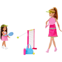 Barbie Family Chelsea and Stacie Tennis Playset