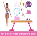 Barbie Gymnastics Playset Brunette
