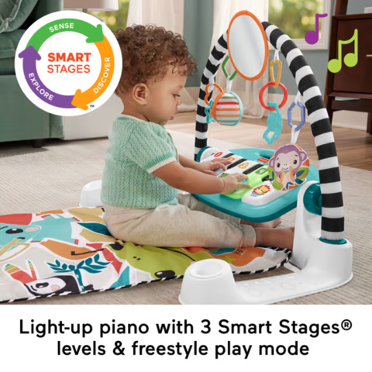 Glow and Grow Kick & Play Piano Gym