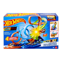 Hot Wheels 4-Loop Crashout Track Set