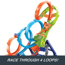 Hot Wheels 4-Loop Crashout Track Set