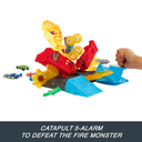 Hot Wheels Monster Trucks 5 Alarm Torch Tower Takedown Playset