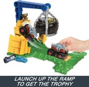 Hot Wheels Monster Trucks Arena Smashers Rhinomite Chargin' Challenge Playset