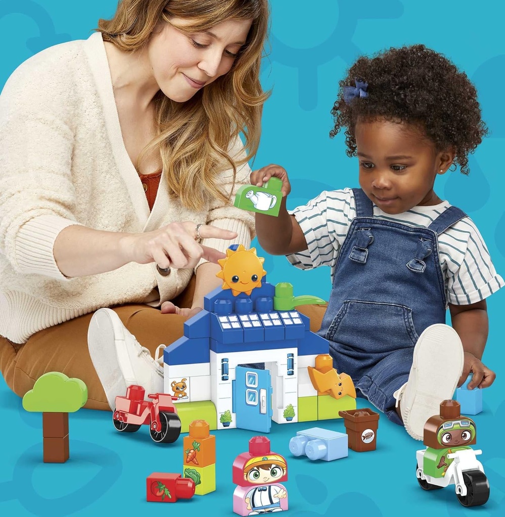 Mega Bloks Green Town Build & Learn Eco House
