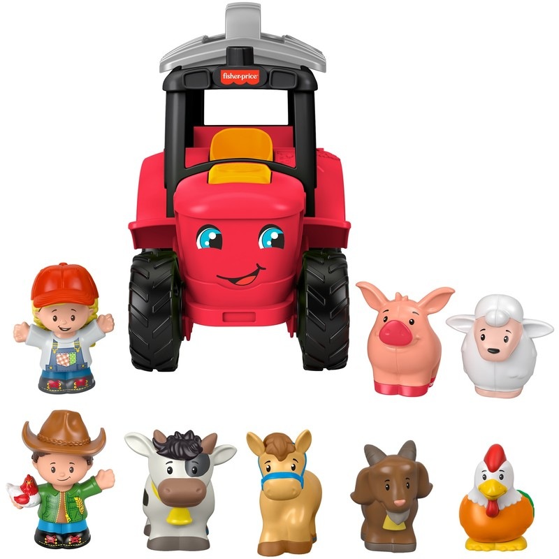 Little People Caring For Animals Tractor