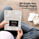 KeaBabies Blossom Pregnancy Journal Clay
