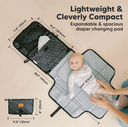 KeaBabies EZEE Diaper Changing Mat Black Geo