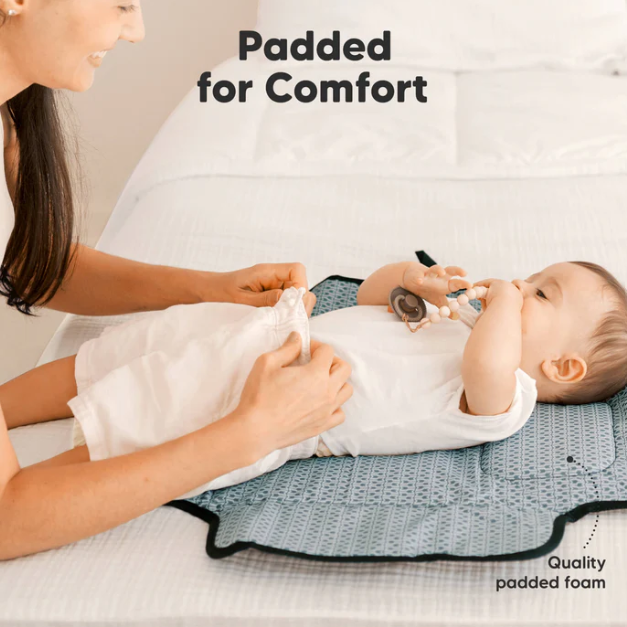 KeaBabies EZEE Diaper Changing Mat Black Geo