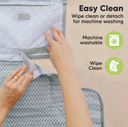 KeaBabies EZEE Diaper Changing Mat Gray Mod