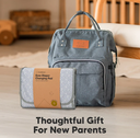 KeaBabies EZEE Diaper Changing Mat Gray Mod