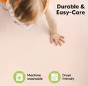 KeaBabies Gentle Bamboo Fitted Crib Sheets Khaki 2pk
