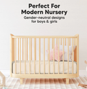 KeaBabies Gentle Bamboo Fitted Crib Sheets Khaki 2pk