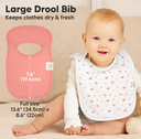 KeaBabies Hallo Drool Bibs Butterflies 8pk