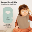 KeaBabies Hallo Drool Bibs Roarsome 8pk