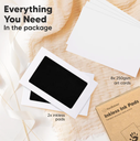KeaBabies Inkless Ink Pads Jet Black 2pk