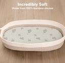 KeaBabies Isla Fitted Bassinet Sheets Meadow 2pk