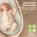 KeaBabies Isla Fitted Bassinet Sheets Meadow 2pk