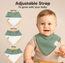 KeaBabies Organic Bandana Bibs Daybreak 8pk