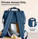 KeaBabies Original Diaper Bag Navy Blue