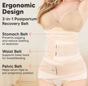 Revive 3-in-1 Postpartum Recovery Support Belt Midnight Black