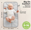 KeaBabies Swift Diaper Changing Mat Gray Mod