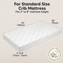 KeaBabies Soothe Fitted Crib Sheet Excavation 2pk
