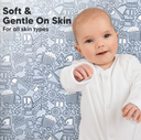 KeaBabies Soothe Fitted Crib Sheet Excavation 2pk