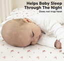 KeaBabies Soothe Fitted Crib Sheet Butterflies 2pk