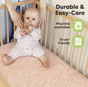 KeaBabies Soothe Fitted Crib Sheet Butterflies 2pk